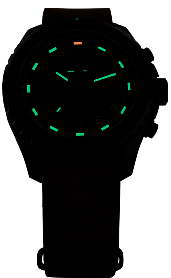 zegarek-traser-109047-P96-OdP-Evo-Chrono-Green-leather-NATO-_night
