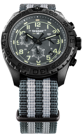 zegarek-traser 109046-P96-OdP- Evolution-Chrono- Grey-NATO-day