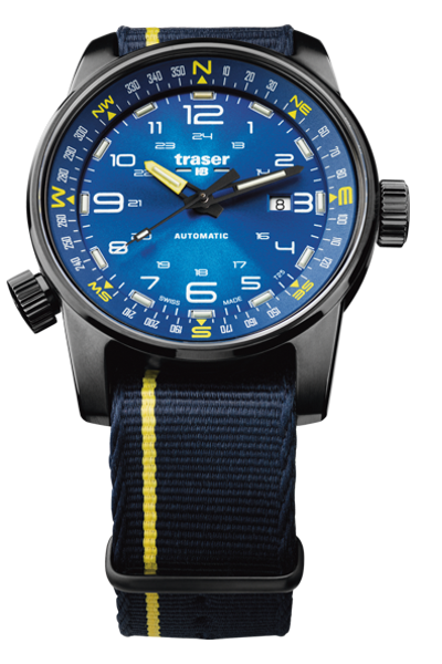 taktyczny zegarek traser P68 Pathfinder Automatic Blue