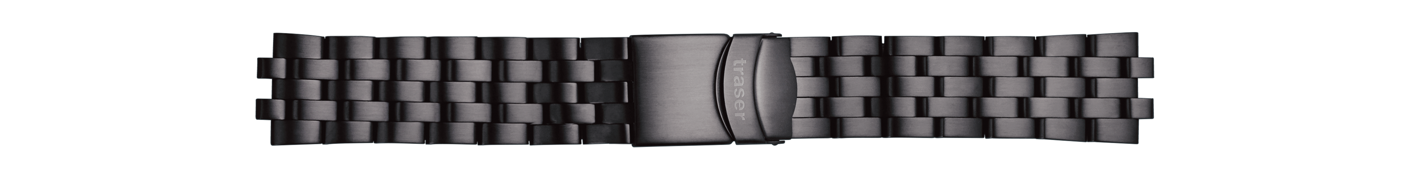 105739 traser® 22mm Bracelet Black PVD