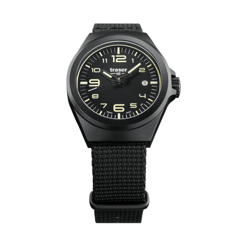 108212 traser® P59 Essential S Black PVD TS