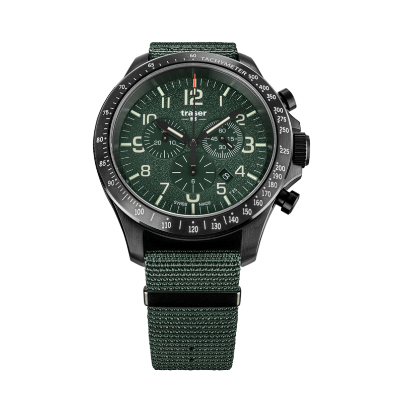 109463 traser® P67 Officer Chronograph Green TS