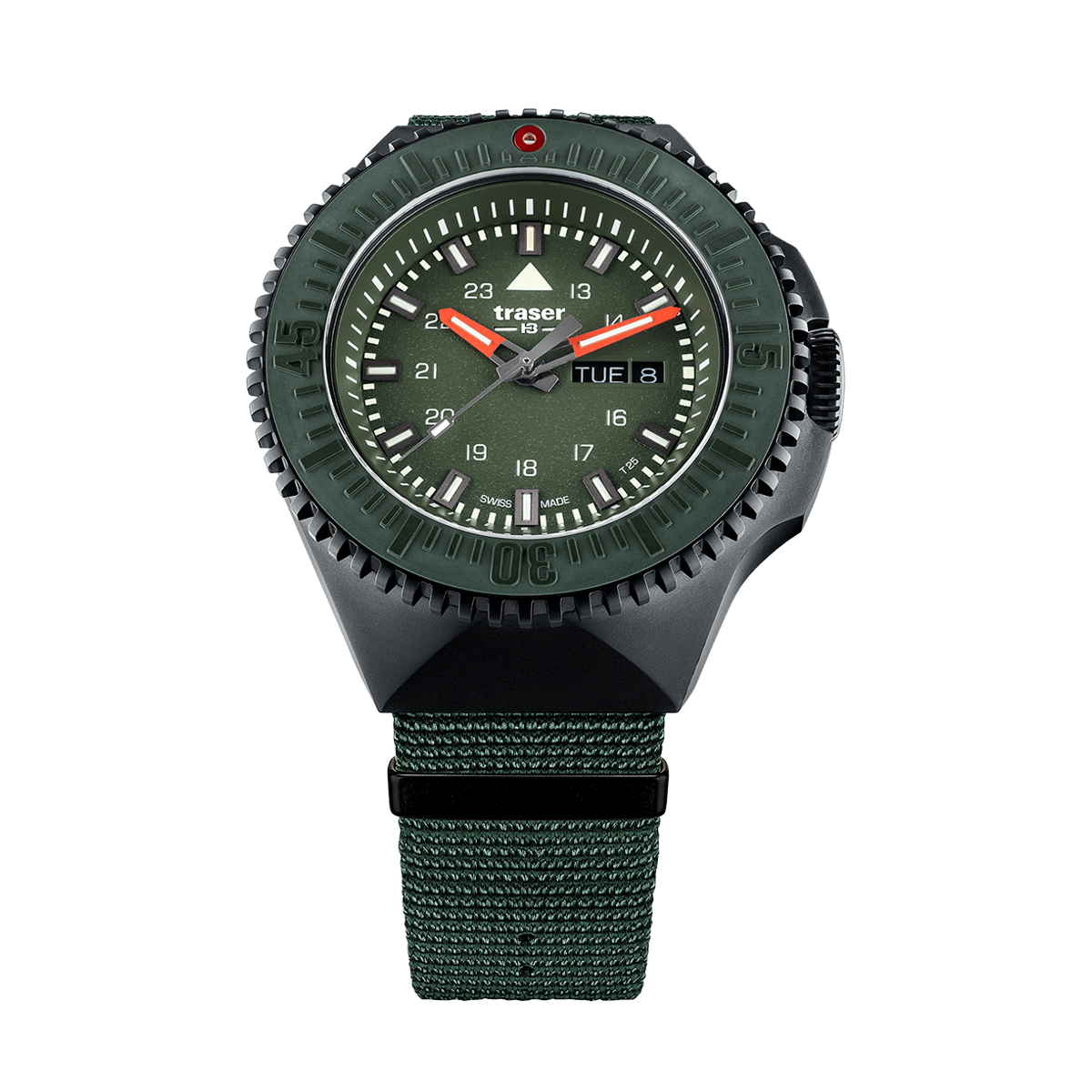 109858 traser® P69 Black Stealth Green TS