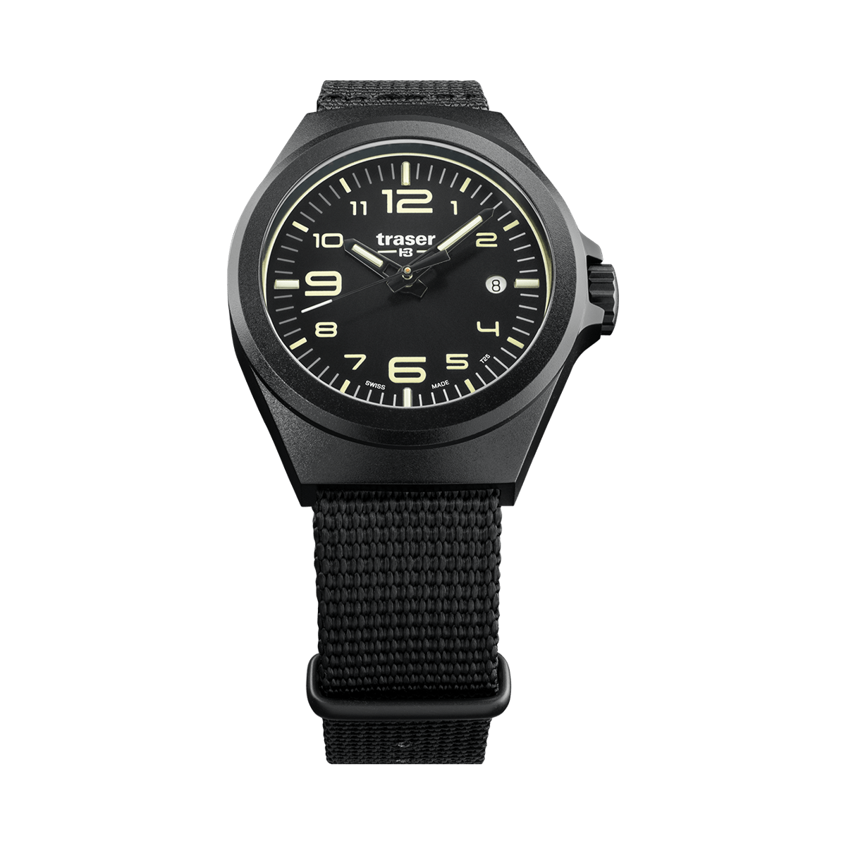 108212 traser® P59 Essential S Black PVD TS