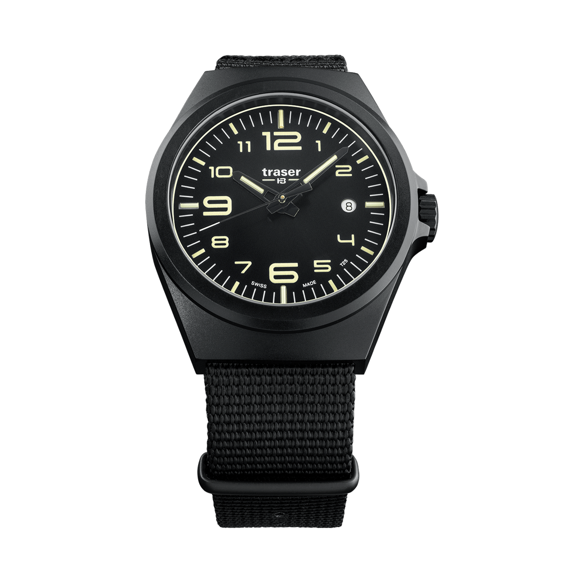 108218 traser® P59 Essential M Black PVD TS