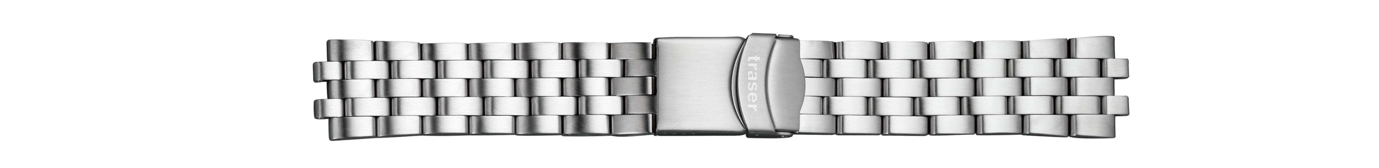 108336 traser® 22mm Bracelet Stainless Steel===