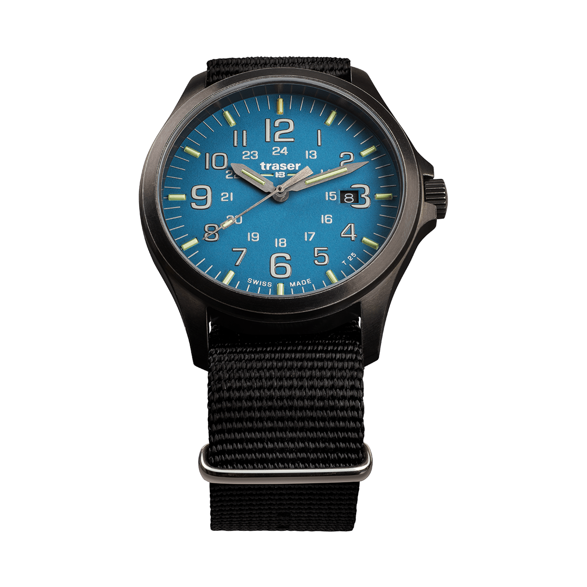 108647 traser® P67 Officer Pro GunMetal SkyBlue TS