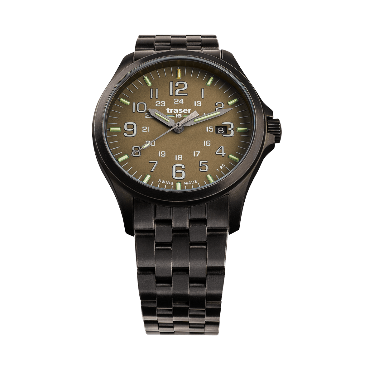 108738 traser® P67 Officer Pro GunMetal Khaki PSS