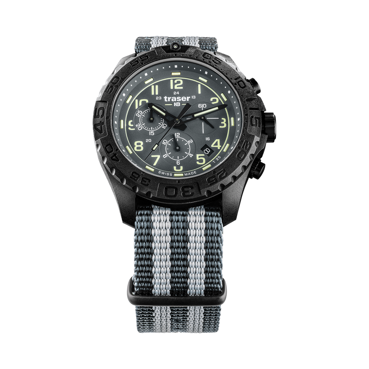 109046 traser® P96 OdP Evo Chronograph Grey TS