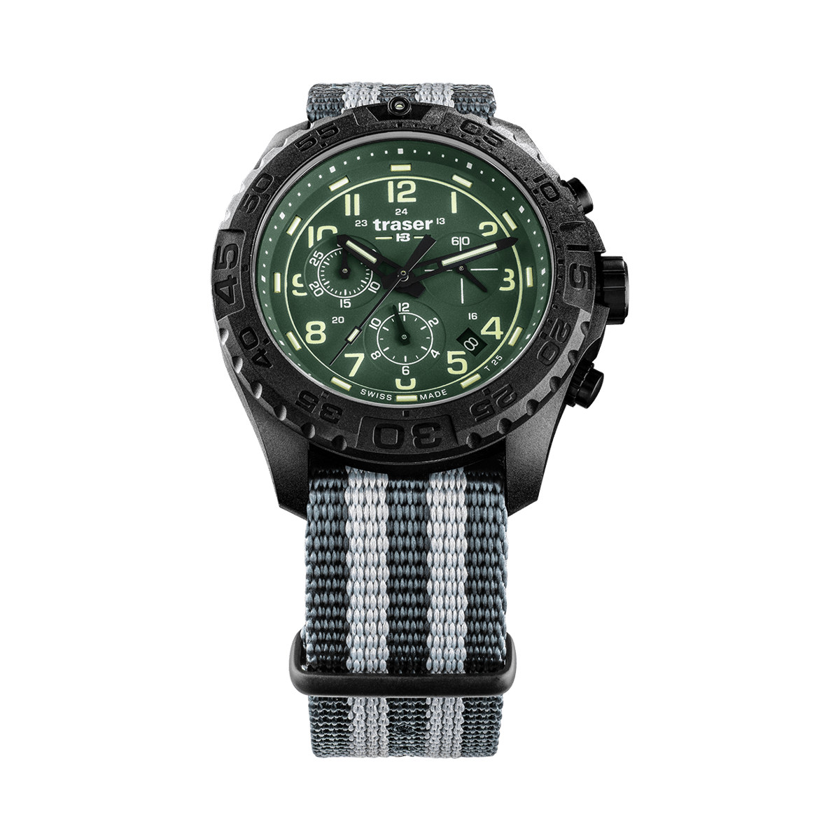 109048 traser® P96 OdP Evo Chronograph Green TS