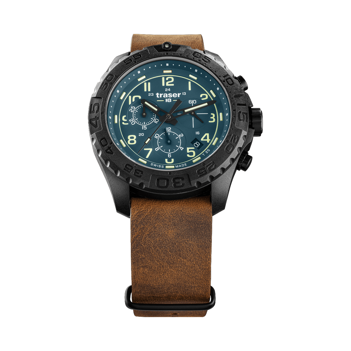 109049 traser® P96 OdP Evo Chronograph Petrol LS