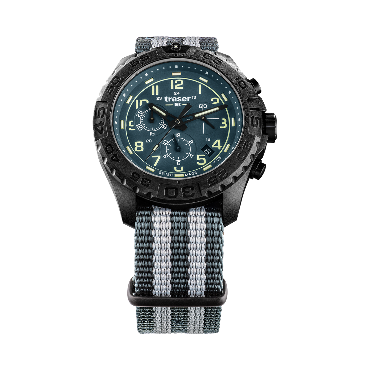 109050 traser® P96 OdP Evo Chronograph Petrol TS