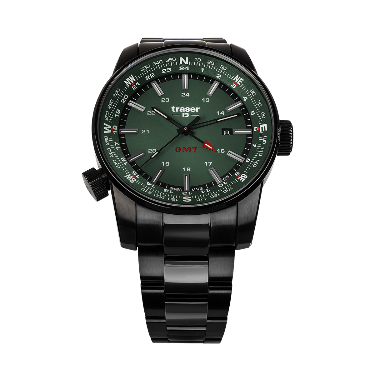 109525 traser® P68 Pathfinder GMT Green PSS