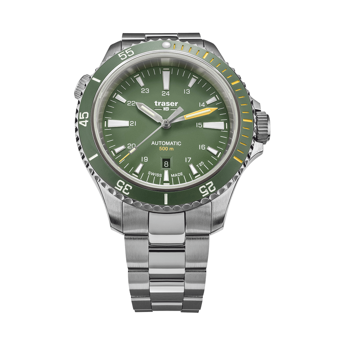 110328 traser® P67 SuperSub DiverAut Green SS