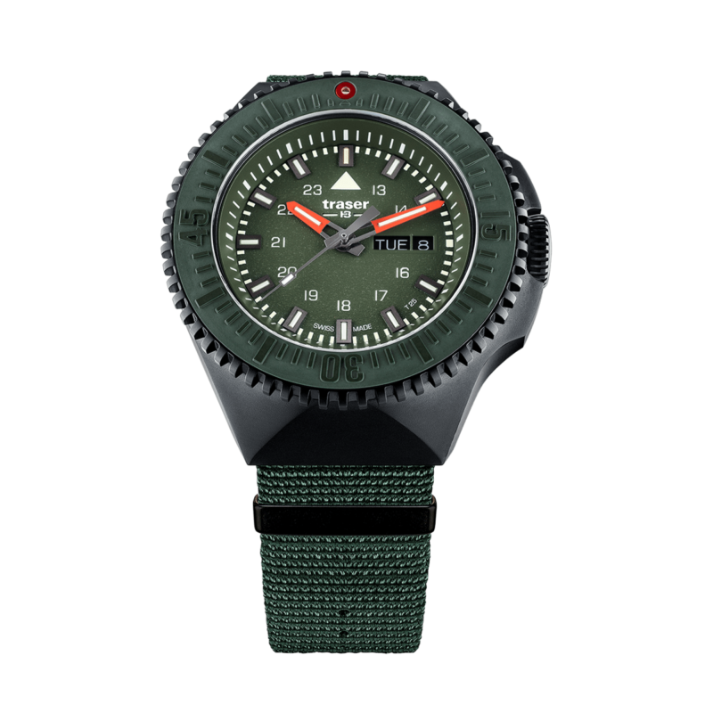 109858 traser® P69 Black Stealth Green TS